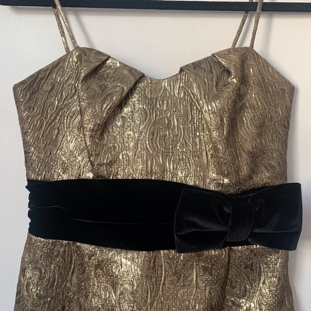 JS collections gold dress